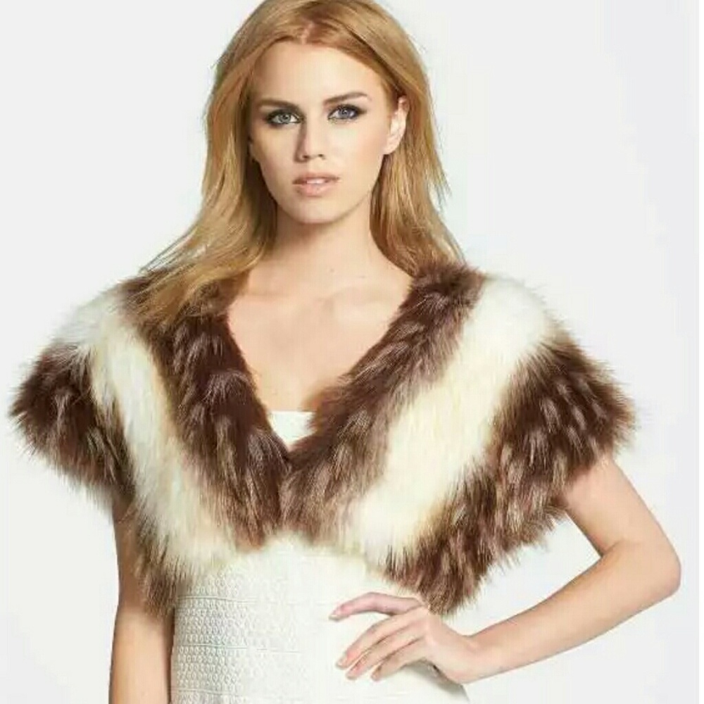 NWT Foxiedox Bambi Faux Fur Bolero - Picture 1 of 13